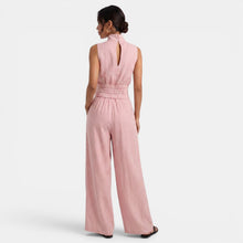 Women's Cotton Linen Sleeveless Set