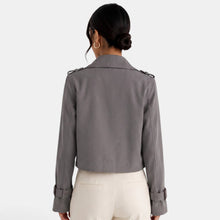 Women’s Elegant Short Trench Jacket