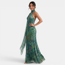 Women's Elegant Halter Maxi Dress
