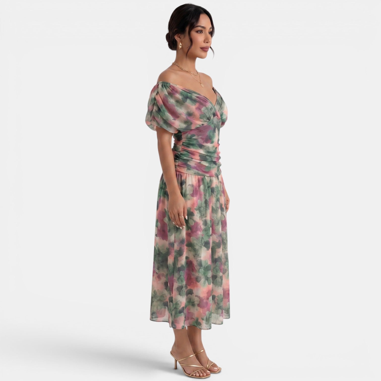 Floral Summer Midi Dress