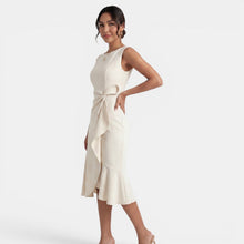 Women's Elegant Fitted Midi Dress