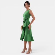 Women's Elegant Fitted Midi Dress