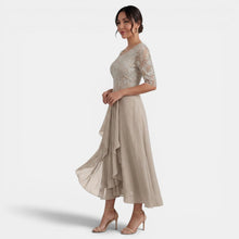 Women's Chiffon and Lace Party Dress