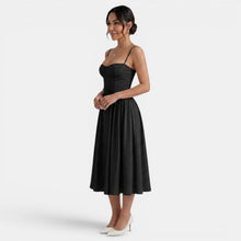 Women's Elegant Corset Midi Dress