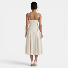 Women's Elegant Corset Midi Dress