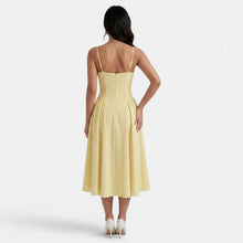 Women's Elegant Corset Midi Dress