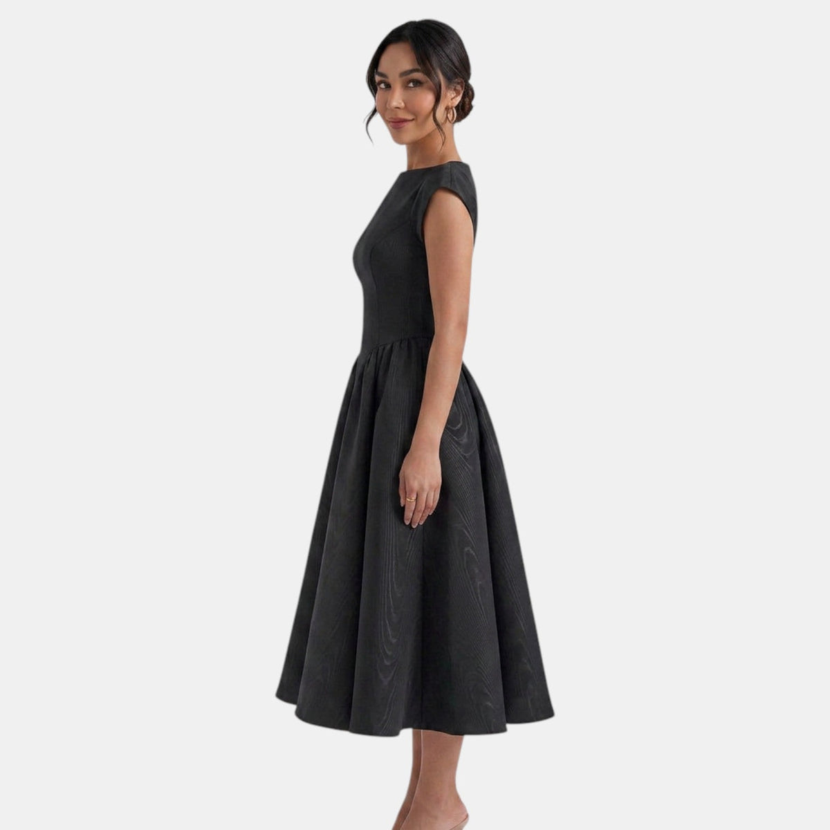 Women's Open-Back Midi Dress