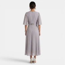 Women's Elegant Flowy Midi Dress