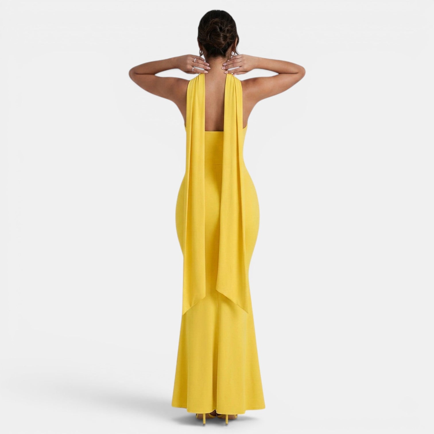 Women's Halter Neck Long Party Dress