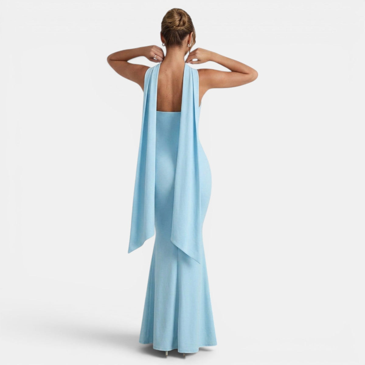 Women's Halter Neck Long Party Dress