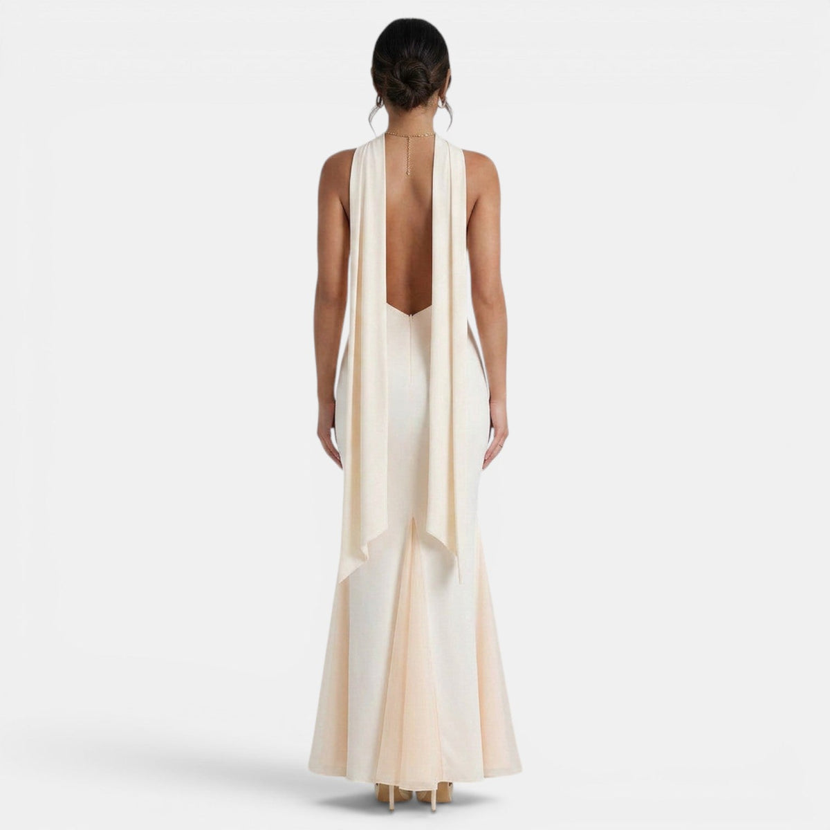 Women's Halter Neck Long Party Dress