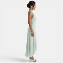 Elegant Green Midi Party Dress