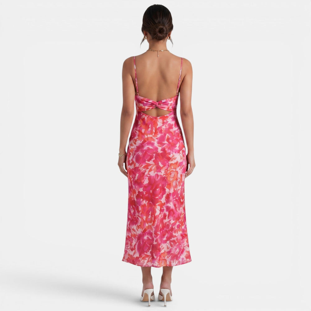 Floral Midi Party Dress