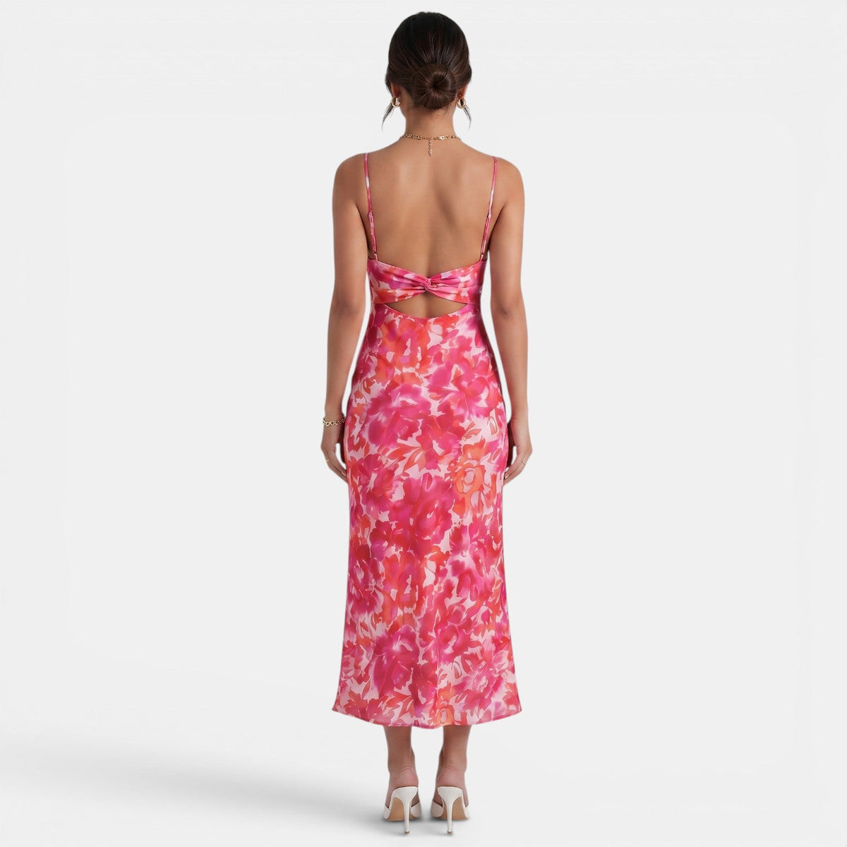 Floral Midi Party Dress