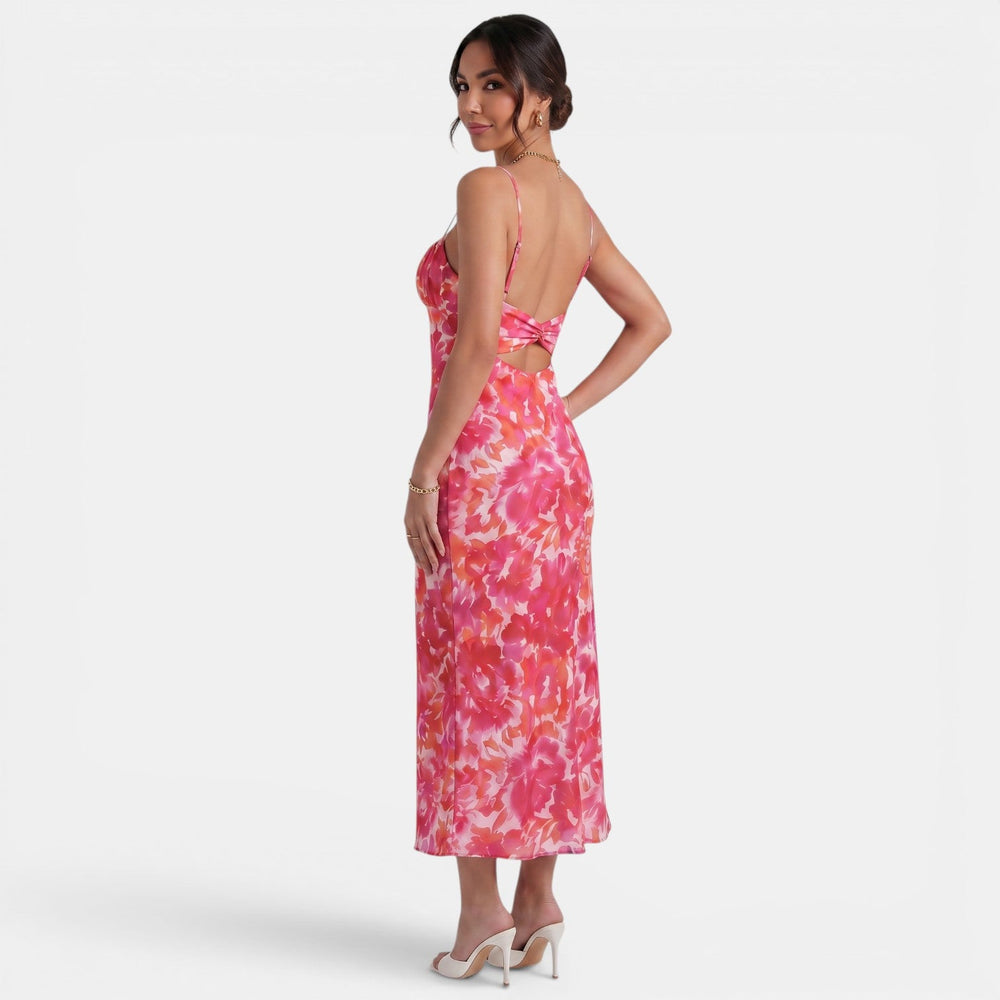 Floral Midi Party Dress