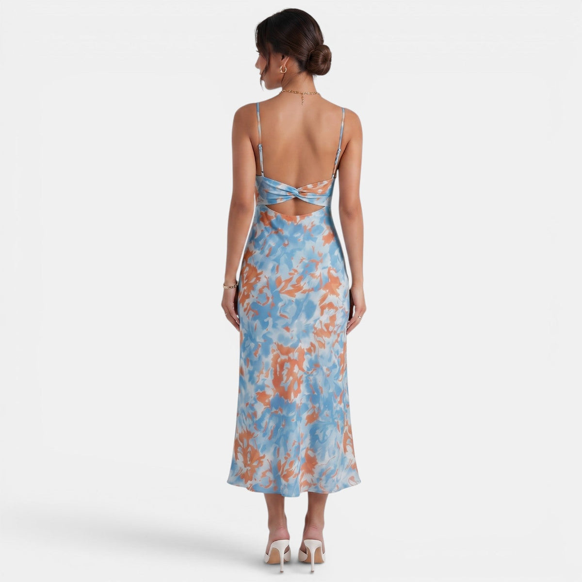 Floral Midi Party Dress