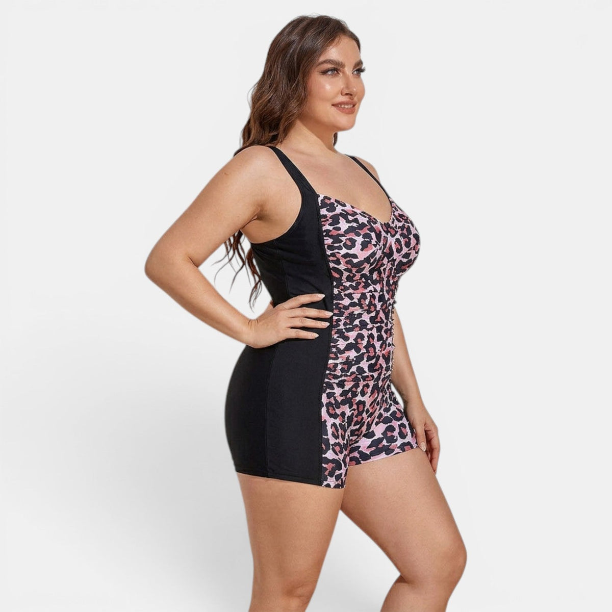 Women's Plus Size Printed Swimsuit