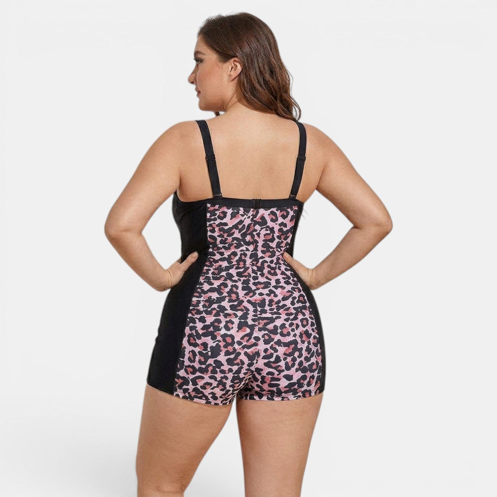 Women's Plus Size Printed Swimsuit