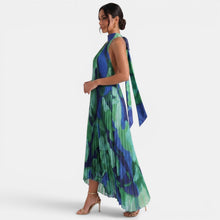 Summer Halter Floral Maxi Dress