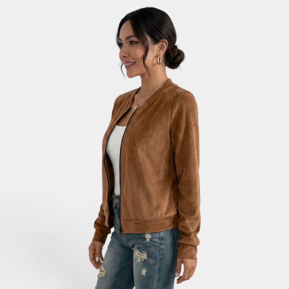 Women's Mid-Season Jacket with Zipper