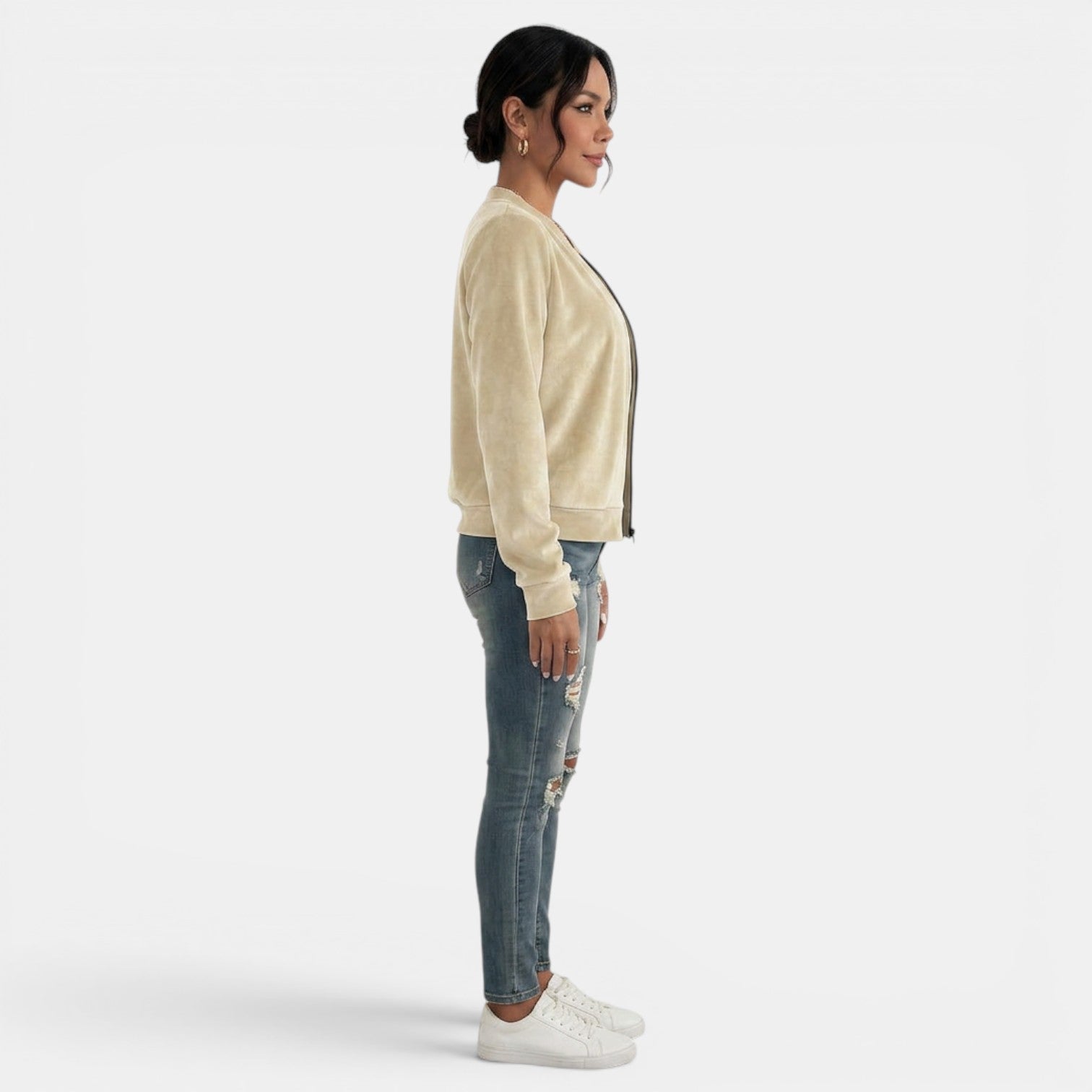 Women's Mid-Season Jacket with Zipper