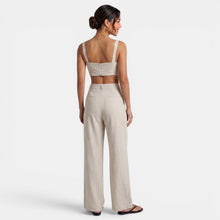 Women's Khaki Linen Set