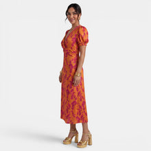 Women's Floral V-Neck Long Summer Dress