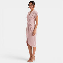 Women's V-Neck Midi Dress