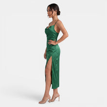 Women's Satin Midi Dress