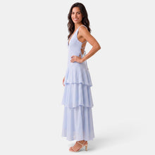 Ruffled Maxi Wedding Guest Dress