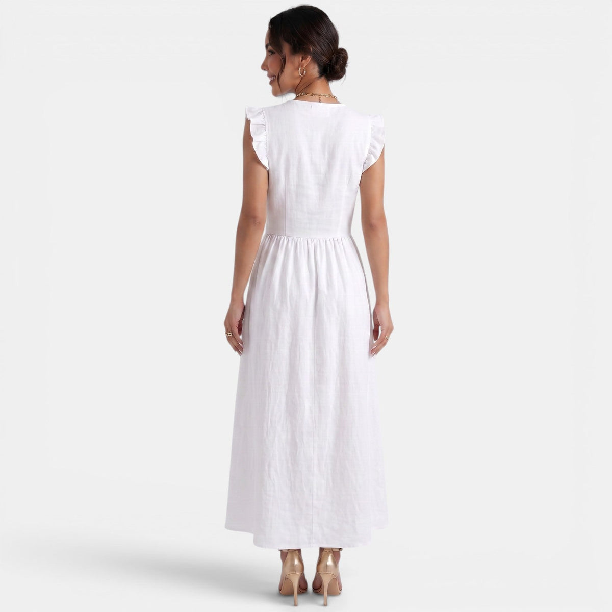 Women's Summer Long Ruffle Dress