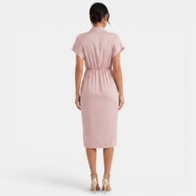 Women's V-Neck Midi Dress