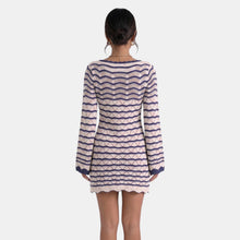 Women's Striped Boho Short Dress – Lightweight and Stylish Summer Beach Dress