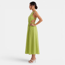 Women's Linen Summer Midi Dress