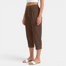 Women's Linen Capri Pants