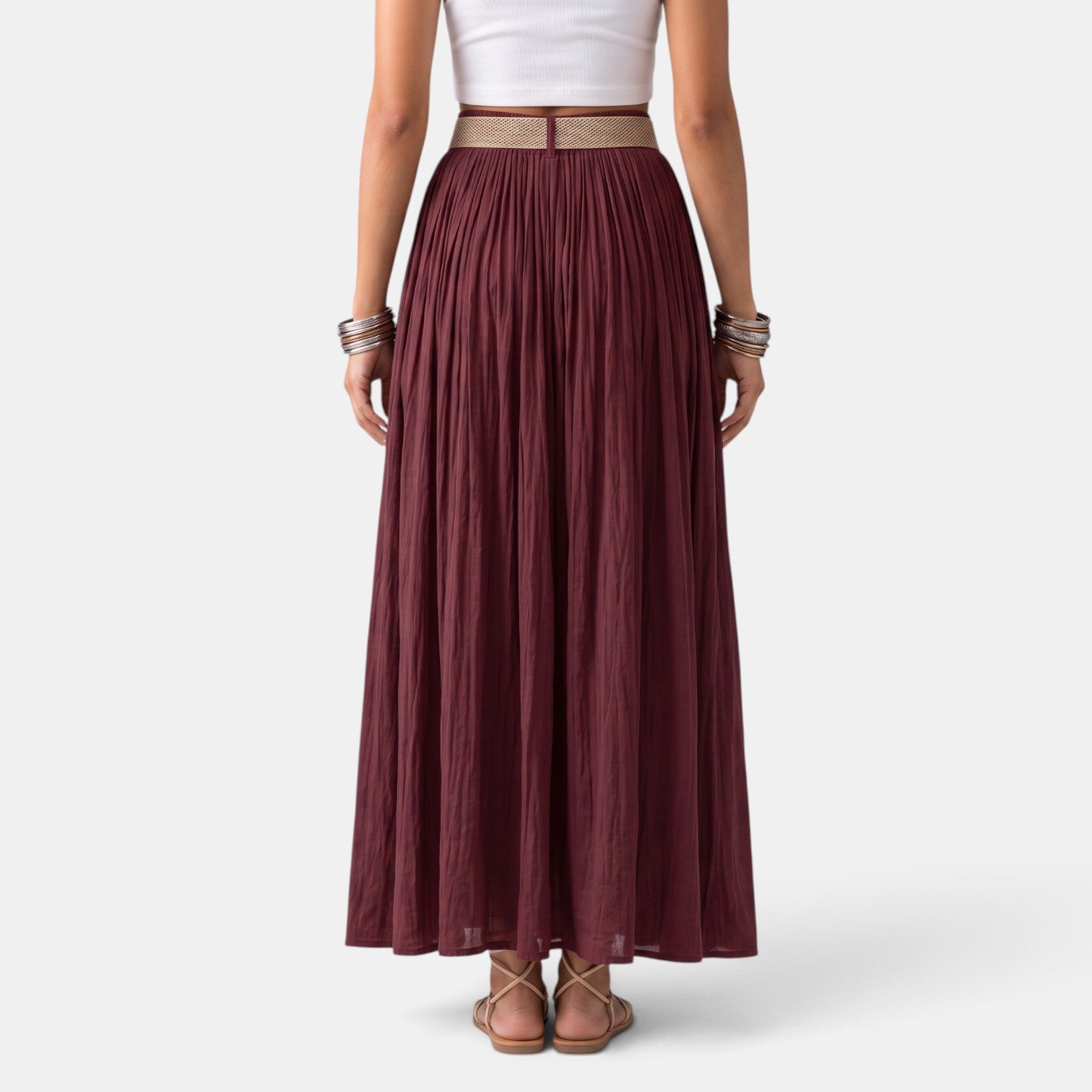 Women's Maxi Skirt Elastic Waist