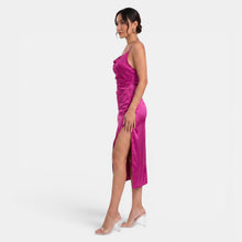 Women's Satin Midi Dress