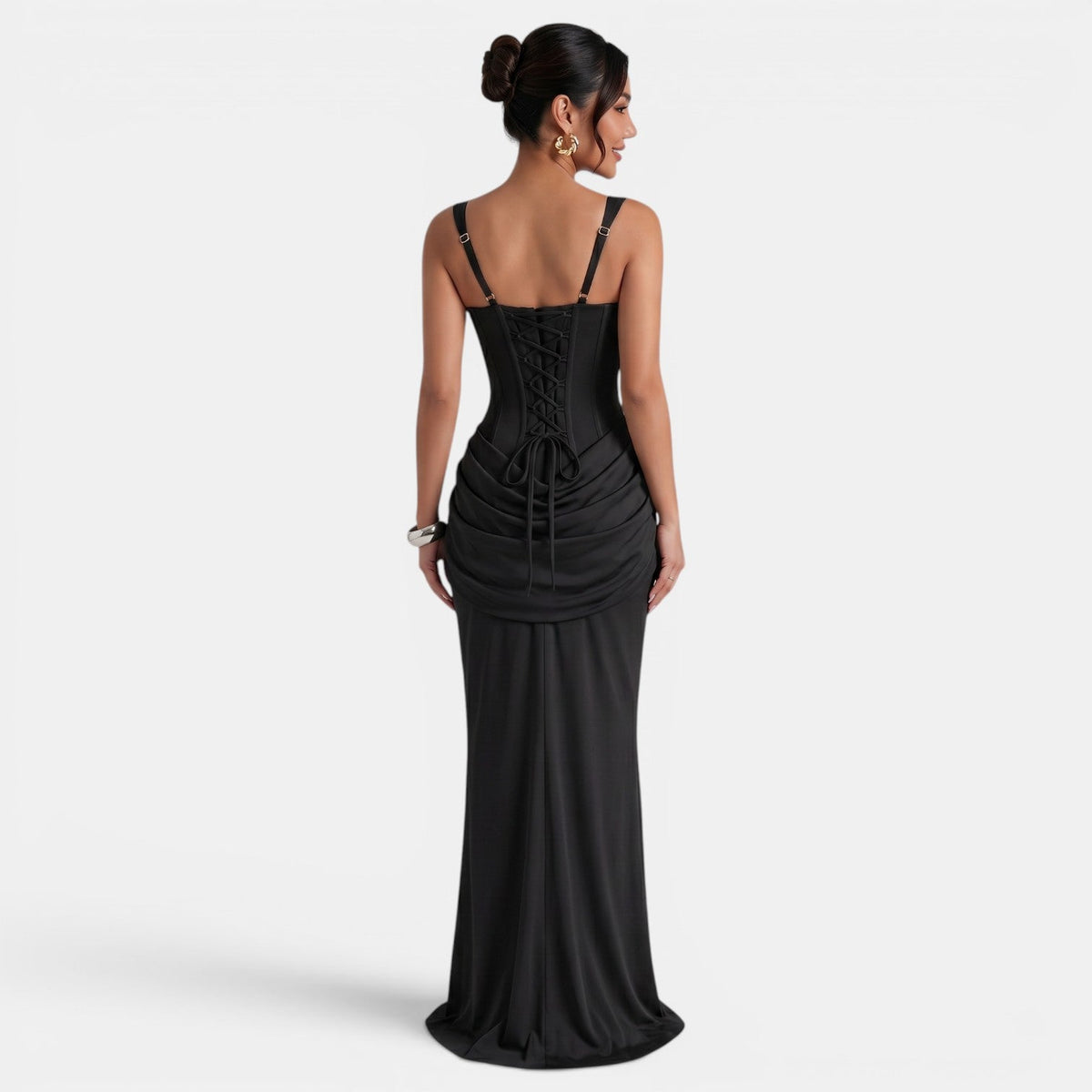 Women's Elegant Corset Maxi Dress
