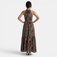 Long Boho High-Waisted Dress