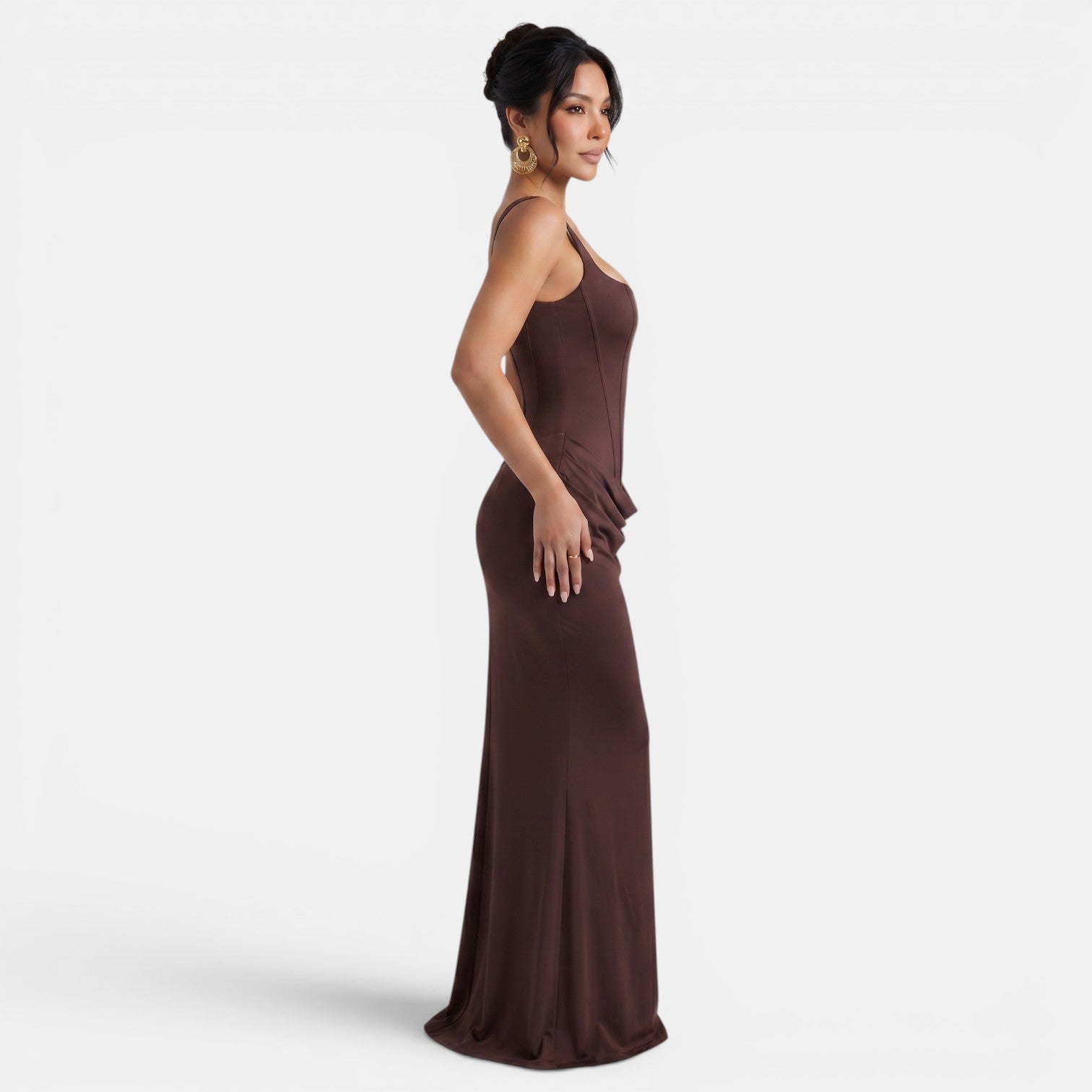 Women's Elegant Corset Maxi Dress