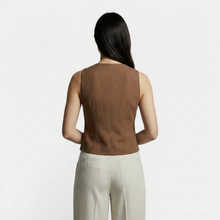 Women's Slim Fit Retro Elegant Vest – Casual and Sophisticated Fashion