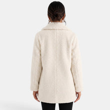 Women's White Teddy Coat