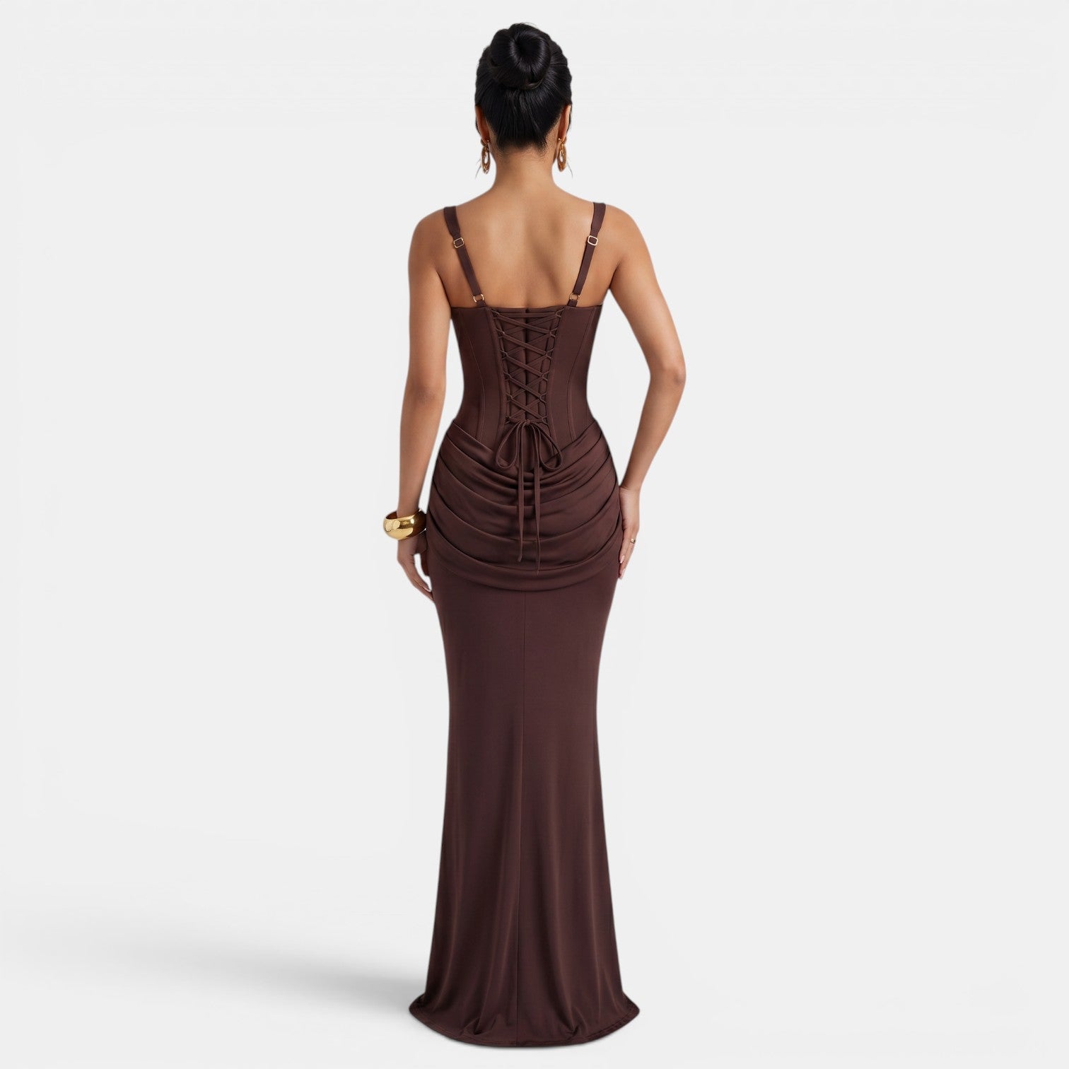 Women's Elegant Corset Maxi Dress