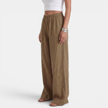 Women's Wide Leg Linen Cotton Summer Pants