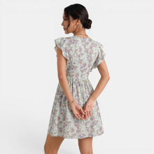 Women's Floral V-Neck Dress