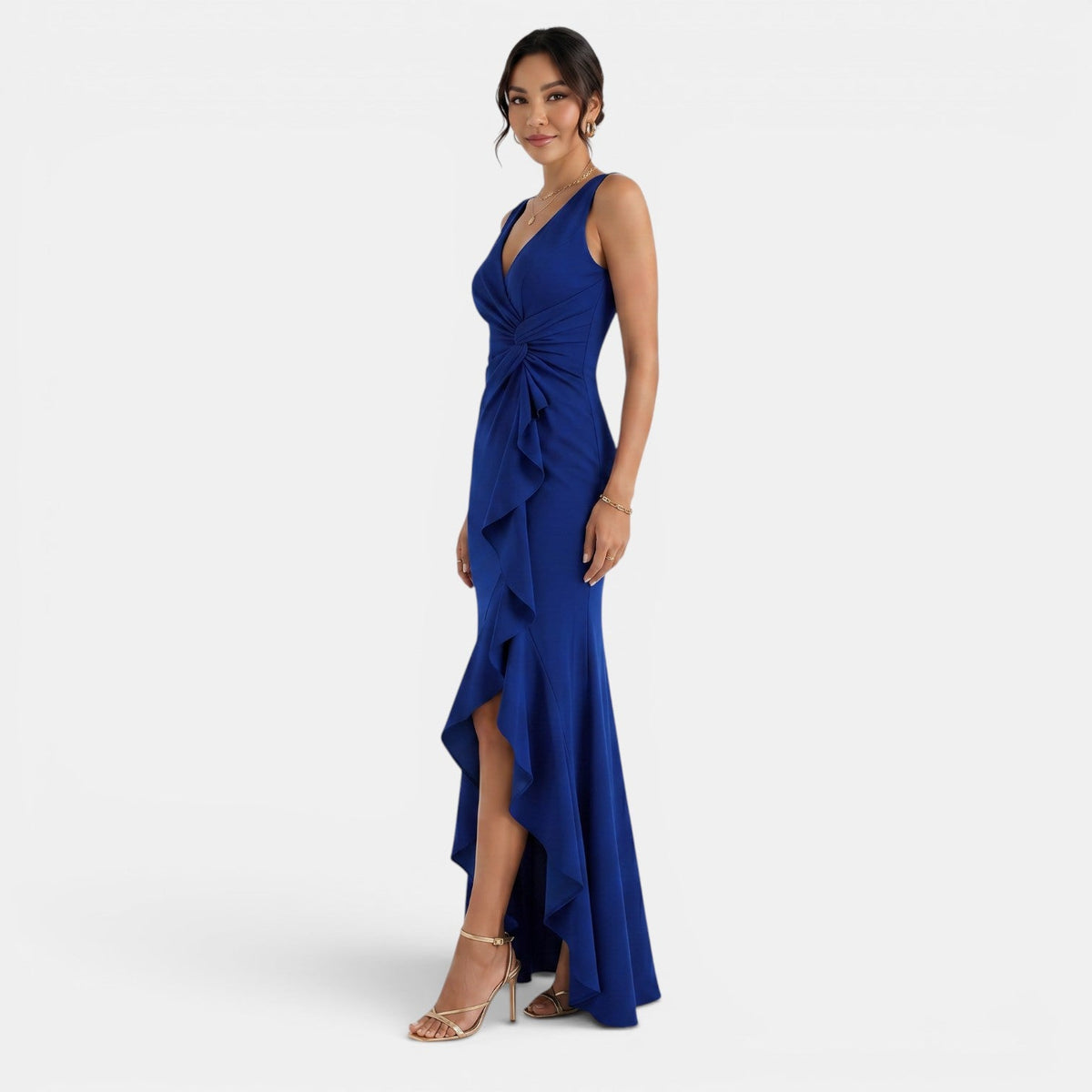 Women's Elegant Blue Party Dress