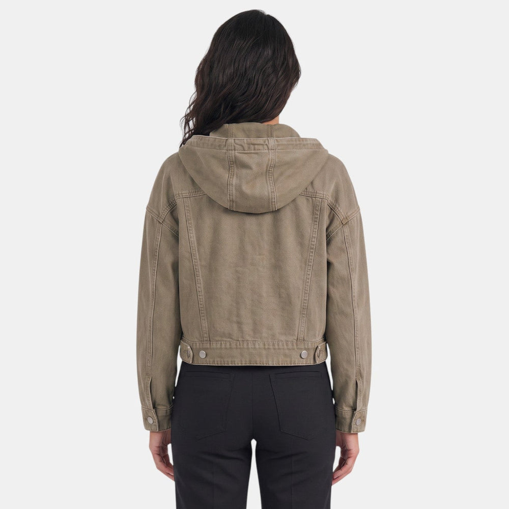 Premium Women's Denim Jacket with Hood