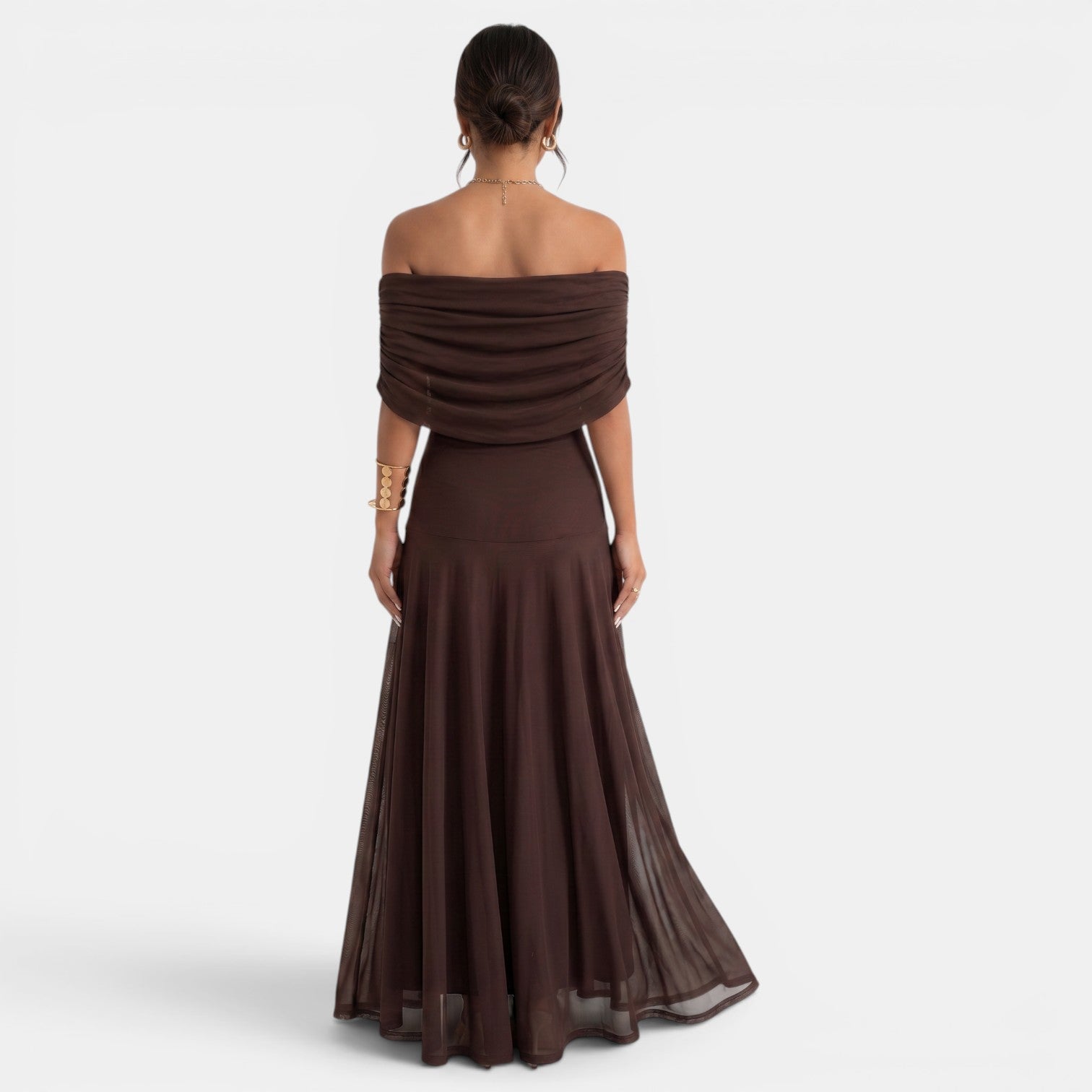Women's One-Shoulder Maxi Dress