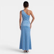 Women's One-Shoulder Satin Dress