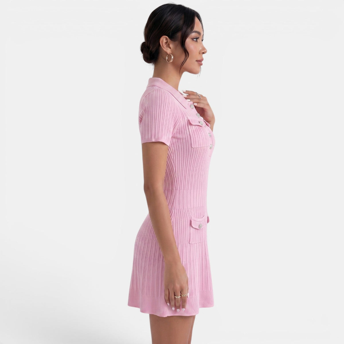 Women's Short Knit Summer Dress